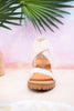 Very G "Vana" Cream Heeled Sandals