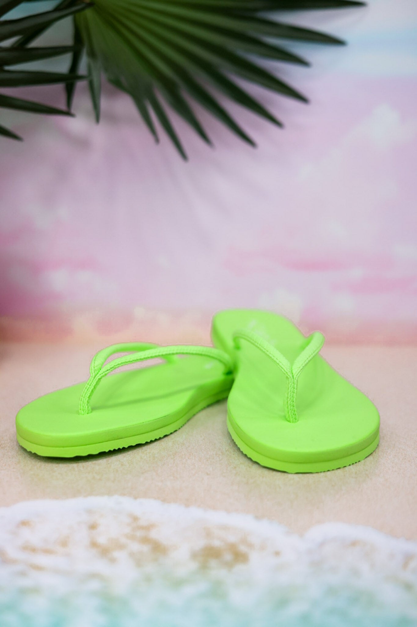 Neon Lime Fiesta Sandal