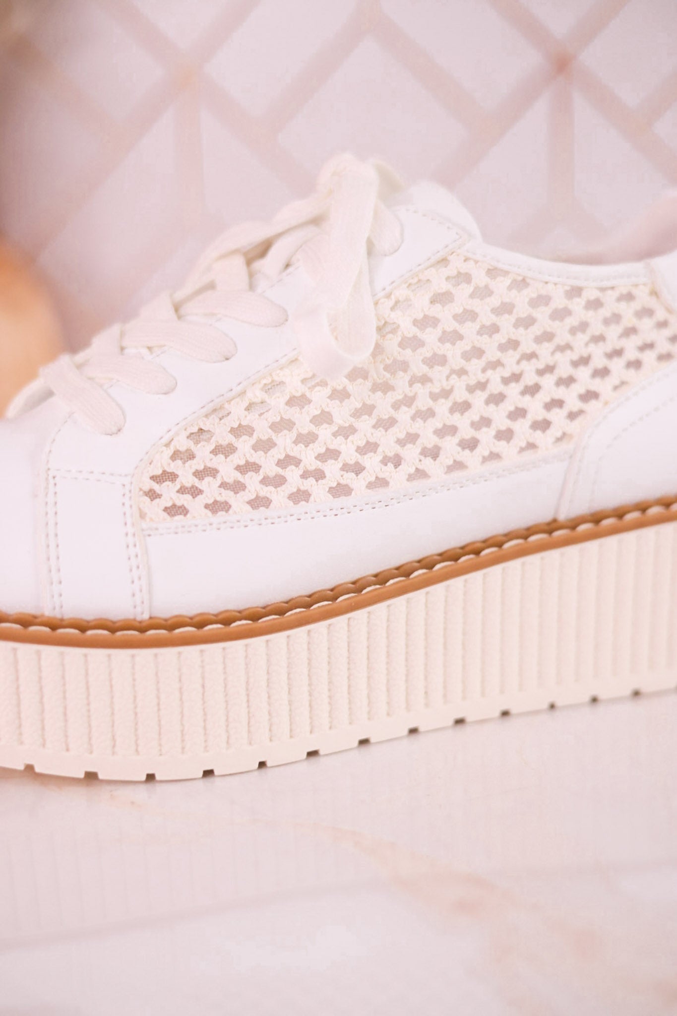 The "Mercer" White Sport Sneaker