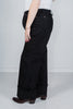 Judy Blue High Waist Black Retro Wide Leg Cuffed Jeans - Whiskey Skies - JUDY BLUE