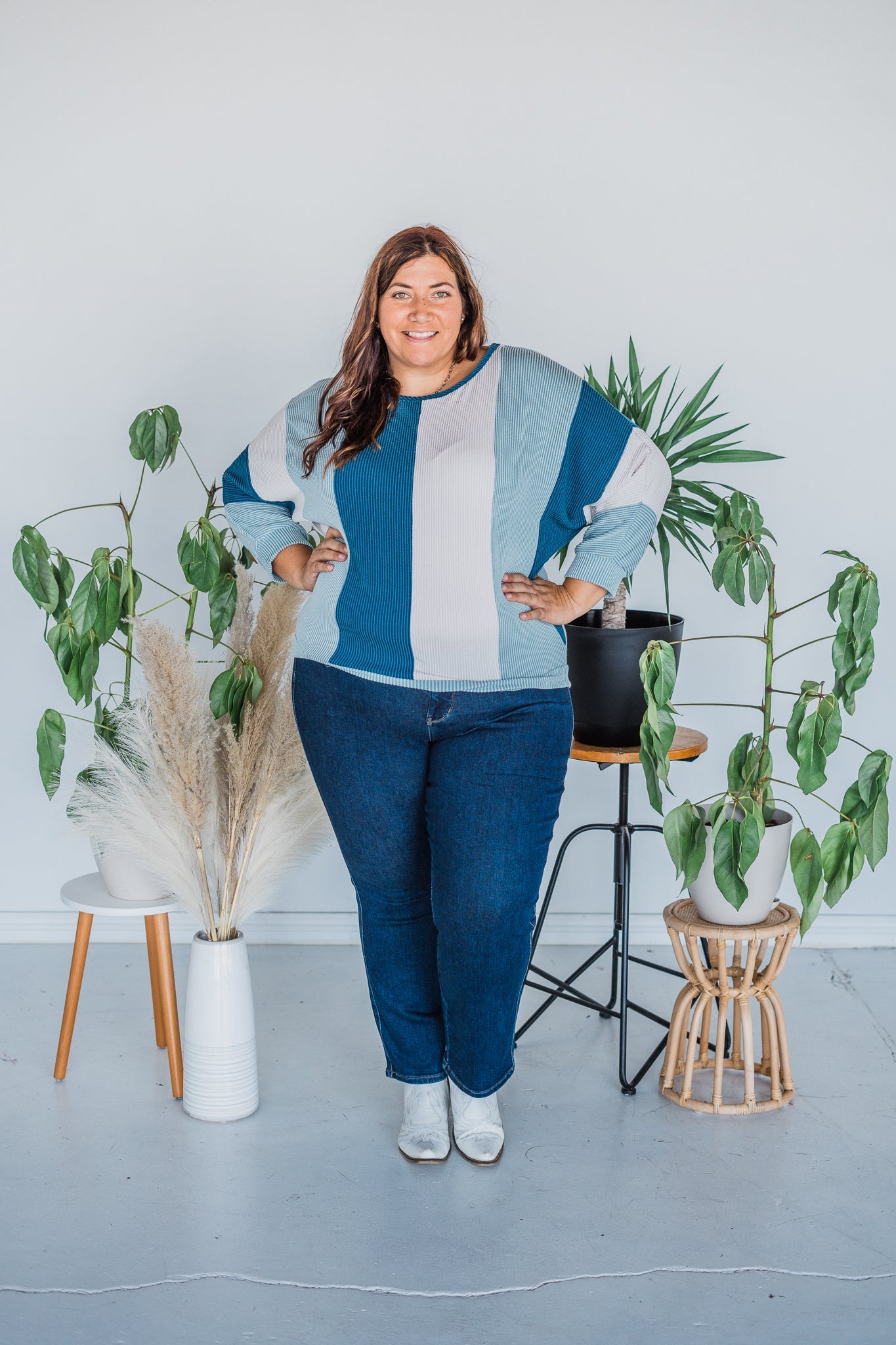 Judy Blue Straight Leg Tummy Control Jeans - Whiskey Skies