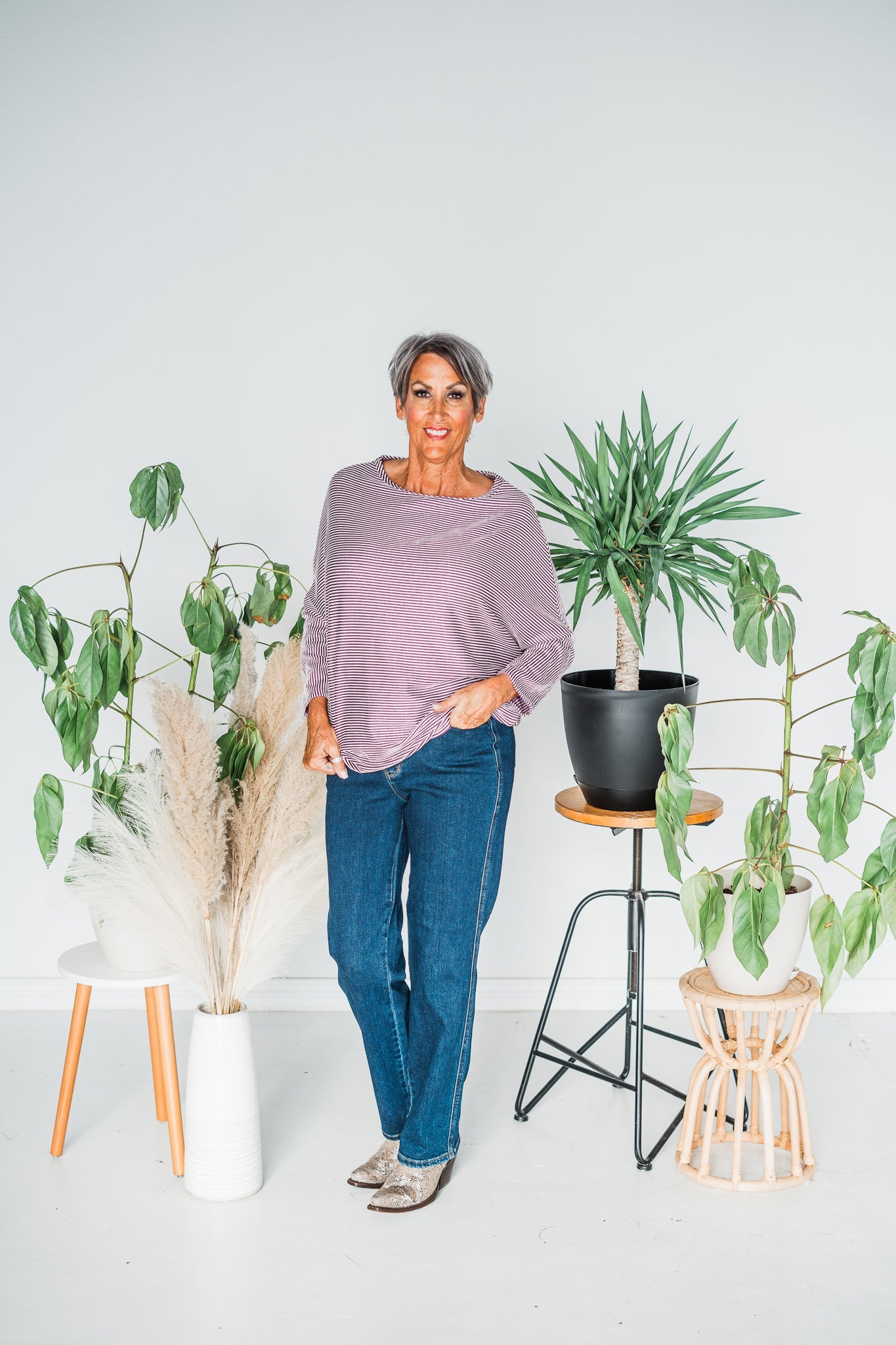 Judy Blue Straight Leg Tummy Control Jeans - Whiskey Skies